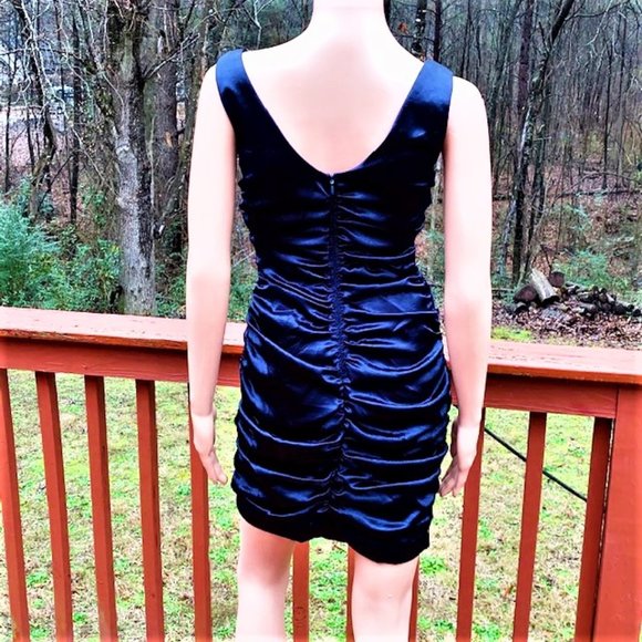 CITY STUDIO Jeweled Ruched Cocktail Bodycon Dress - Picture 3 of 8